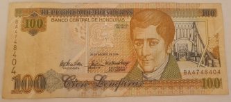 100 LEMPIRAS, Honduras