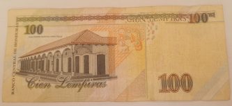 100 LEMPIRAS, Honduras - Imagen 2