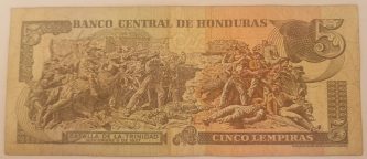 5 LEMPIRAS, Honduras - Imagen 2