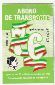 Abono de transporte Metro (BM18)