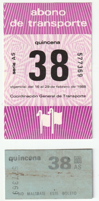 Abono de transporte Metro (BM24)