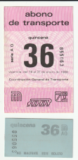 Abono de transporte Metro (BM26)