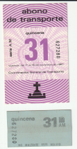 Abono de transporte Metro (BM30)