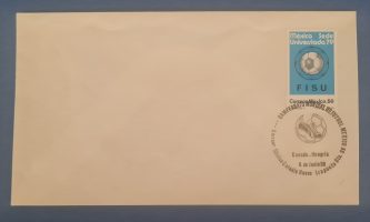 Sobre con sello de primera emisión (Canadá-Hungría 6 Junio 86)