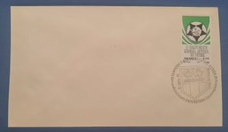 Sobre con sello de primera emisión (Polonia-Inglaterra 11 Jun 86)
