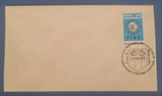 Sobre con sello de primera emisión (España-Argelia 12 Jun 86)