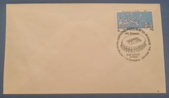 Sobre con sello de primera emisión (RFA-Dinamarca 13 Jun 86)