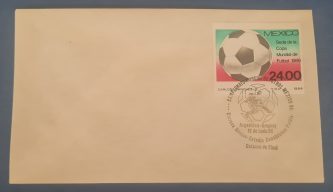 Sobre con sello de primera emisión (Argentina-Uruguay 15 Jun 86)