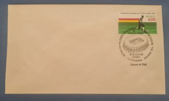 Sobre con sello de primera emisión (Dinamarca-España 18 Jun 86)