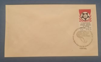 Sobre con sello de primera emisión (Argentina-Bélgica 25 Jun 86)