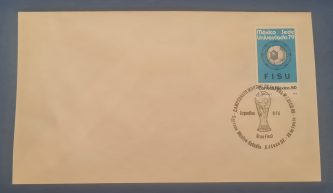Sobre con sello de primera emisión (Argentina-RFA 29 Jun 86)