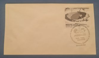 Sobre con sello de primera emisión (Brasil-Polonia 16 Jun 86)