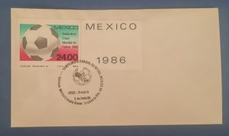 Sobre con sello de primera emisión (URSS-Hungría 2 Junio  86)