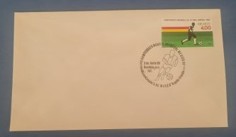 Sobre con sello de primera emisión (Argelia-Irlanda 3 Junio 86)