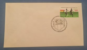 Sobre con sello de primera emisión (Portugal-Inglaterra 3 Junio 86)