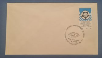 Sobre con sello de primera emisión (Bulgaria-SudCorea 5 Junio 86)