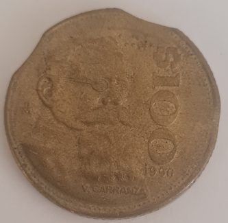 MD05 ($100 V. CARRANZA 1990)