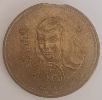 MD13 ($1000 JUANA DE ASBAJE 1989)