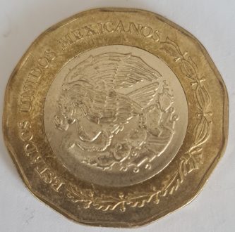 M018, 20 pesos, 2021  200º aniversario – Independencia - Imagen 2