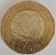 M013, 20 pesos, 2021  700 Aniversario - Fundación de Tenochtitlán