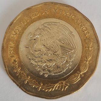 M013, 20 pesos, 2021  700 Aniversario - Fundación de Tenochtitlán - Imagen 2