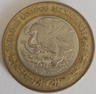M017, 20 pesos, 2000  Xiuhtecuhtli: Dios del Fuego - Imagen 2