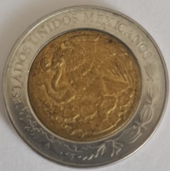 M012, 5 pesos, 2008, Hermenegildo Galeana - Imagen 2