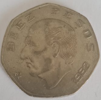 M010, 10 pesos 1982