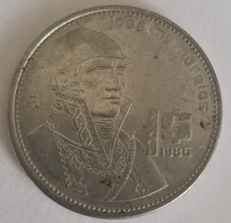 M021, 1 peso, 1986