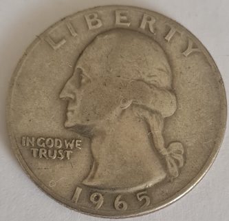 M016, 1/4 dólar, 1965
