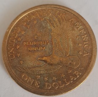 M007 un dólar de Estados Unidos $1 Sacajawea (2000) - Imagen 2