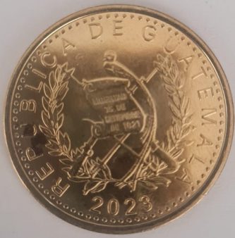 M004 (1 quetzal, Guatemala) - Imagen 2