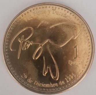 M004 (1 quetzal, Guatemala)