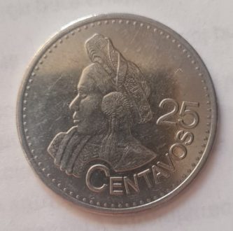 M003 (25 centavos, Guatemala)