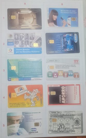 TL9  Tarjetas Telefónicas (usadas)